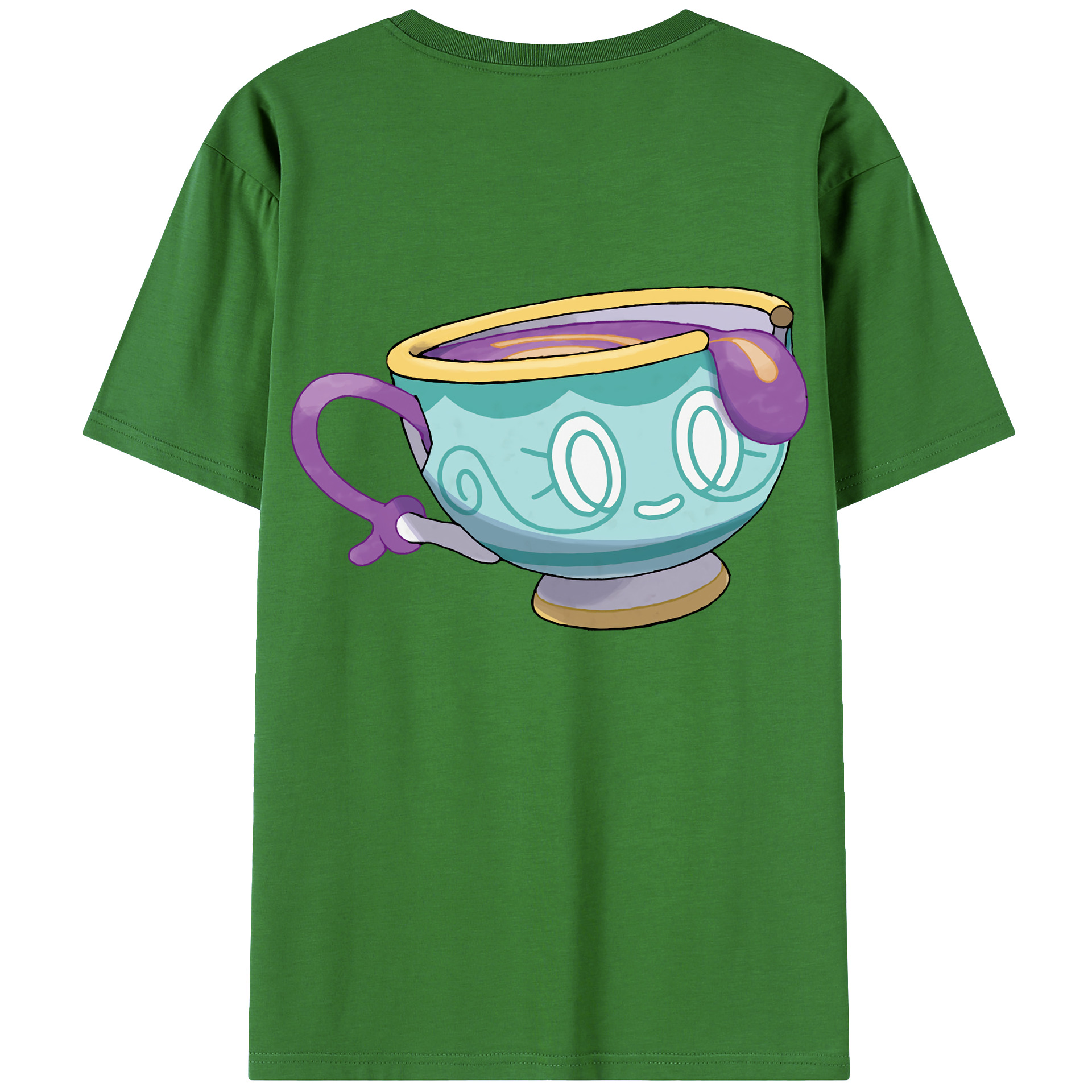 （画像用） ポケットモンスター Pokémon レディース半袖Tシャツ(バックプリント)